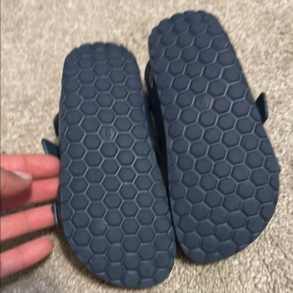 Cat & Jack Blue Sandals Comfortable Flip Flops - Picture 2 of 3